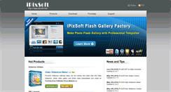 Desktop Screenshot of ipixsoft.com
